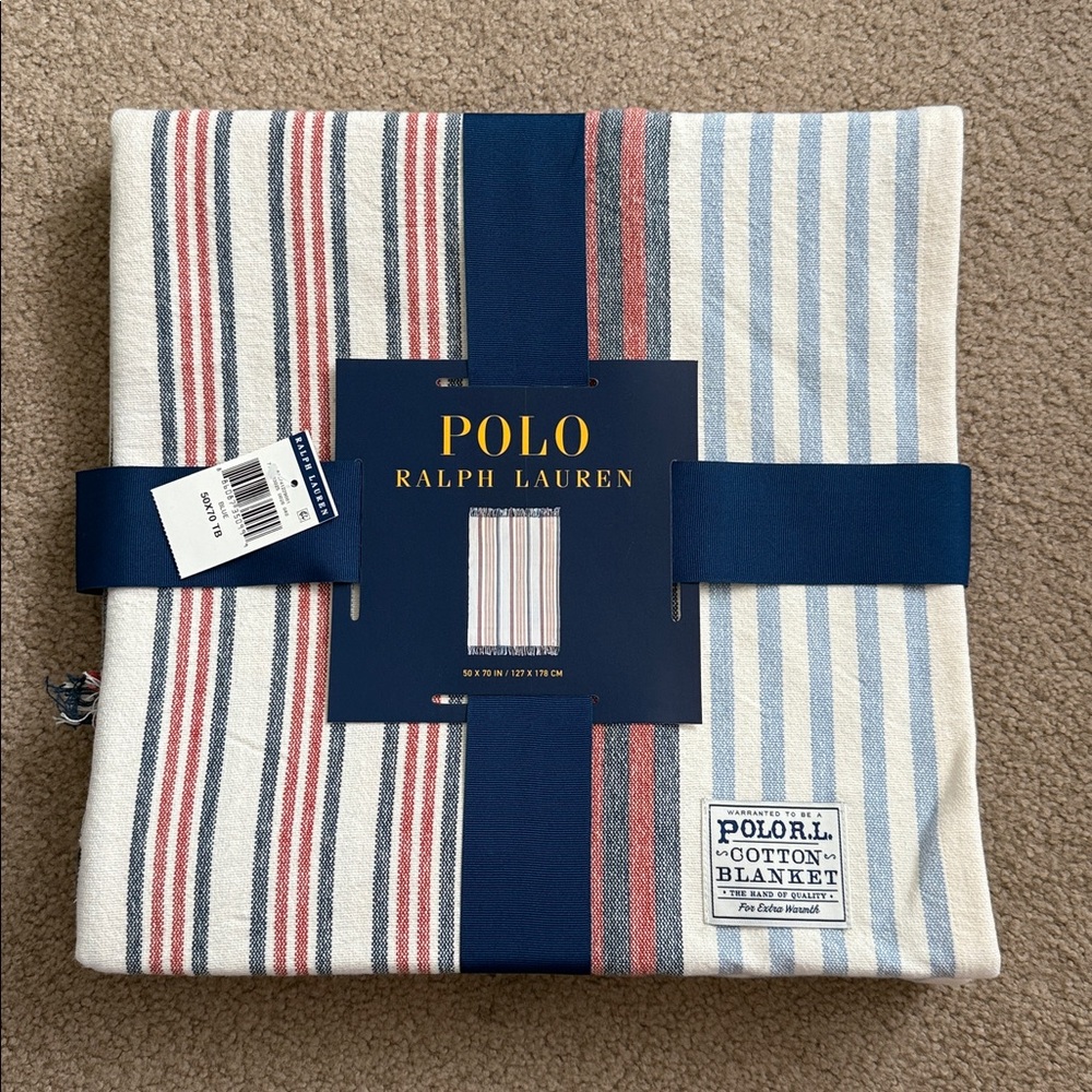 Polo Ralph Lauren Multicolor Striped Blanket